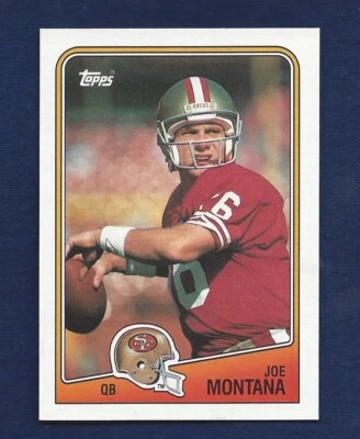 ONE  RAZOR SHARP 1988 TOPPS FOOTBALL #38 JOE MONTANA NM-MINT++ .99 SHIPPING - Image 1 of 3