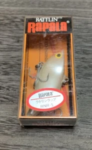 RAPALA RATTLIN RAP (RNR-5)PW Japan Sonderfarbe Finnland Made Selten! - Bild 1 von 4