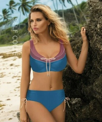 Eleganter Big Cup,Übergrößen Soft Bikini Self Gr.38-50 Cups C-H(Mod.533 X20) Neu - Bild 1 von 2