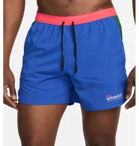 Pantalones Cortos para Correr Nike Stride Para Hombre 5" Calzoncillos Forrados Azul Talla Pequeña HF4562-480 $65 - Imagen 1 de 4