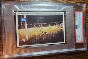 PELE 1972 Cleveland Petrols UK Pelé's 1,000th GOAL ⚽️ 🇧🇷 PSA 8 FINEST KNOWN - Picture 1 of 2