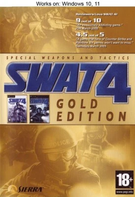 SWAT 4: Gold Edition PC Game 2006 Stetchkov Syndicate Windows 10 11 - Image 1 of 2