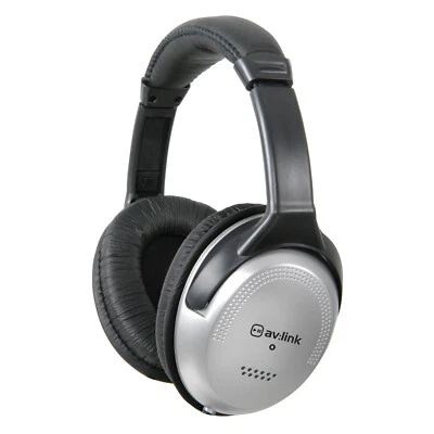 Stereo Headphones with In-Line Volume Control Padded Flexible Ear Cups 3.5mm AUX - Image 1 of 4