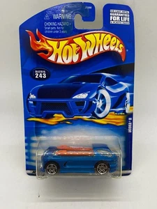 Blue Deora II - 2000 Hot Wheels Blue Card #243 1:64 Diecast - new sealed card - Picture 1 of 6