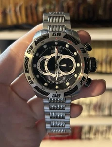 Invicta Men's Watch Speedway Chronograph Silver Dial Stainless Steel 14381 - Picture 1 of 7