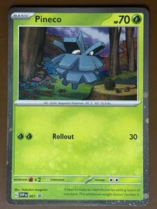 Pineco #061 Cosmos Holo SV: Scarlet & Violet Promo Cards Pokemon Card TCG - Picture 1 of 2