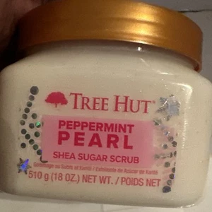 Tree Hut Peppermint Pearl Shea Sugar Exfoliating & Hydrating Body Scrub 18 oz - Picture 1 of 4