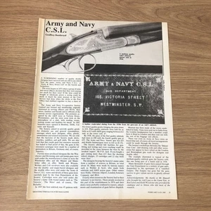 GUNS56 G. BOOTHROYD ARTICLE “ARMY AND NAVY C.S.L” - Picture 1 of 1