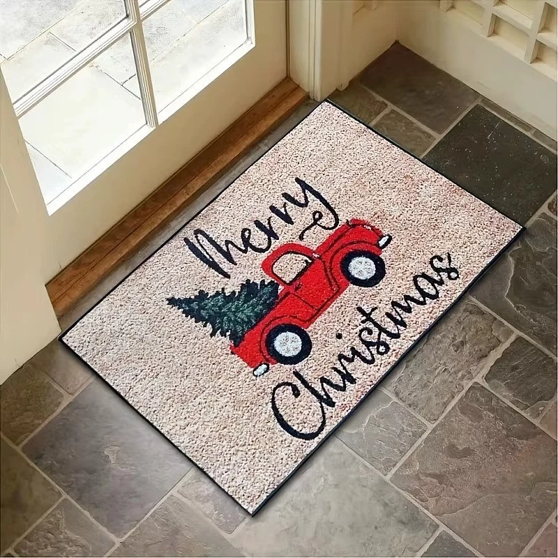 Weihnachts Fußmatte | Merry Christmas | 40×60 / 50×80 cm | Rutschfest - Bild 1 von 4