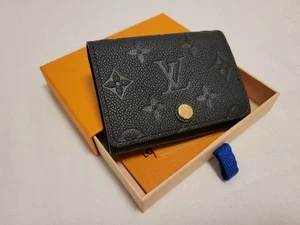 Louis Vuitton Black Business Card Holder From Japan - Picture 1 of 3