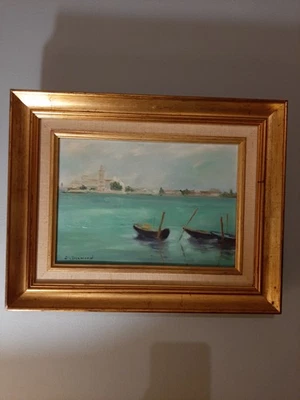 huile sur toile marine - Photo 1/4