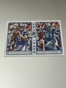 Matthew Stafford & Calvin Johnson 2012 Topps Magic Charismatic Combos #CC-SJ - Picture 1 of 2
