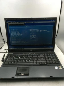 HP COMPAQ NX9420 - BOOTS TO BIOS - INTEL I7400 - 1GB RAM - READ DESC - BB - Picture 1 of 7