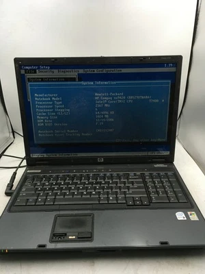 HP COMPAQ NX9420 - BOOTS TO BIOS - INTEL I7400 - 1GB RAM - READ DESC - BB - Image 1 of 4