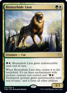 MTG - BRONZEHIDE LION - Theros Beyond Death (R) - Picture 1 of 1