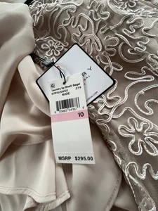 40-42 Abendkleid/ Brautkleid, Trompetenärmel  zart beige  elegant romantisch - Bild 1 von 15