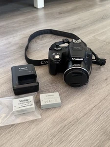 Canon PowerShot SX50 HS Black 12.1MP Full HD 50x Optical Zoom Digital Camera - Picture 1 of 12