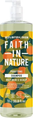 Faith In Nature 1L Natural Grapefruit & Orange Shampoo Purifying For Oily H - Image 1 of 4
