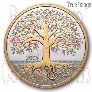 2025 - Tree of Life - $10 1/2 oz. Proof Pure Silver Coin - Canada - Picture 1 of 4