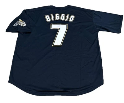 MLB Craig Biggio Houston Astros Jersey Men’s XL NWT 1994 Dark Blue Retro Throwback