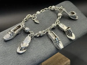 Brighton “Shoe Love” Charm Bracelet, Excellent Condition… - Picture 1 of 13