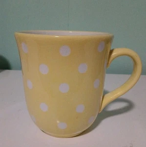 Taza de café grande POLKADOTS amarillos - Imagen 1 de 4