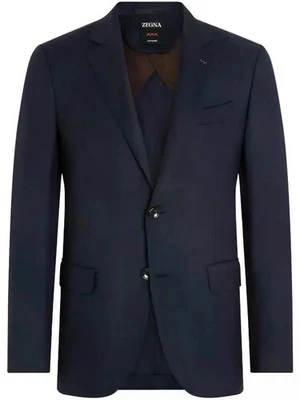 Blazer Chaqueta Deportiva Ermenegildo Zegna Couture XXX Azul Cachemira Talla 42 $6100 Foto 1 de 4