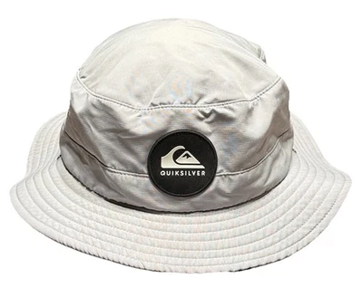 Gorra Quiksilver Bucket L/XL Doble Bronceado Reversible Nylon Surf Playa Exterior Foto 1 de 4