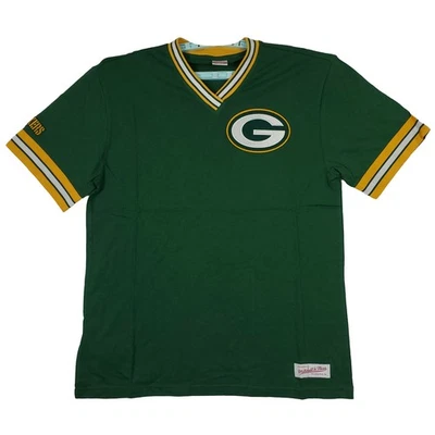 Green Bay Packers Mitchell & Ness NFL Camisa Grande Bordado Logo Verde Nueva Foto 1 de 4
