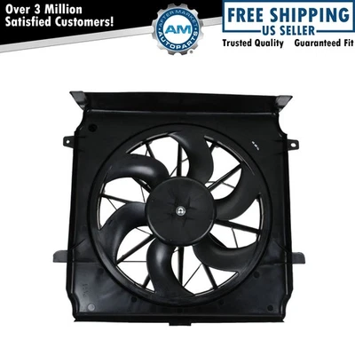 Conjunto de ventilador y motor de refrigeración del radiador para 02-05 Jeep Liberty 2,4 L 3,7 L Foto 1 de 3