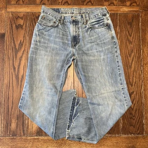 American Eagle Jeans Herren Größe 33x30 Bootcut helle Waschung blau - Bild 1 von 11