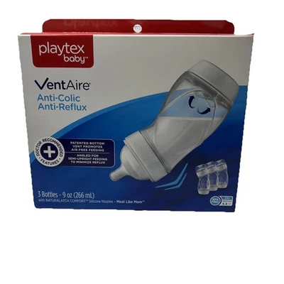 Playtex Baby VentAire Bottle, Helps Prevent Colic and Reflux, 3 Bottles - Image 1 of 4