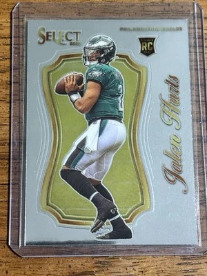 2020 Panini Select Select Certified Rookies Jalen Hurts #SCR-22 RC Eagles Rookie - Image 1 of 2