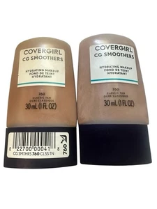 CoverGirl CGSmoothers Hydrating Makeup #760 Classic Tan 2 Pack - Picture 1 of 2