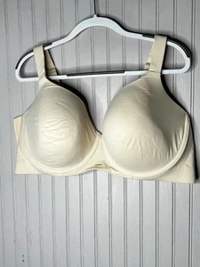 Cacique BH Damen 46DDD elfenbein beige leicht gefüttert Balconette Bügel glatt - Bild 1 von 7