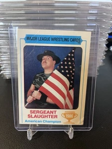 Carnation Major League Wrestling Sargent Slaughter 1986 - Imagen 1 de 2
