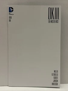 Dark Knight III Master Race #1 Blank Variant 2016 DC Comics Frank Miller VF/NM - Picture 1 of 2