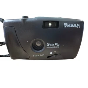 Panorama Wide Pic 35mm Point and Shoot Film Camera Black Vintage Reader's Digest - Picture 1 of 10