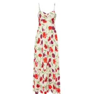 Diane von Furstenberg Floral Maxi Dress Size 6 Sleeveless Party Wear - Picture 1 of 9