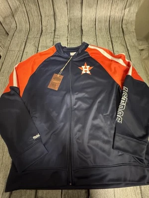 NWT Men’s Mitchell & Ness Houston Astros Color Blocked Track Jacket XL - Image 1 of 4