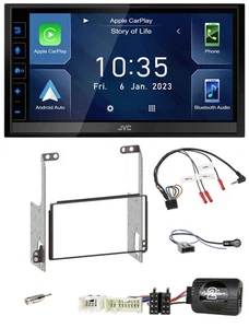 JVC DAB Bluetooth Lenkrad USB 2DIN Autoradio für Nissan X-Trail T31 2007-2008 sc - Bild 1 von 12