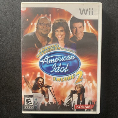 Nintendo Wii Karaoke Revolution Presents American Idol Encore 2 Light Scratches - Image 1 of 4