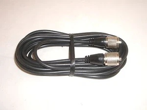 WORKMAN CX-18-PL-PL 18FT RG-58 ANTENNA COAX PATCH CABLE BLACK w/ MOLDED PL-259s - Picture 1 of 1