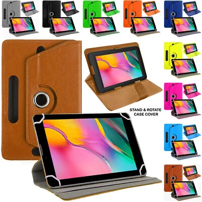 360 Rotatable Universal PU Leather Case Cover Fit All Lenovo tablets 10.1" UK - Image 1 of 2