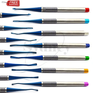 PDL Luxating Root Elevators Set of 7 Precise Peristomes Tips - Picture 1 of 8