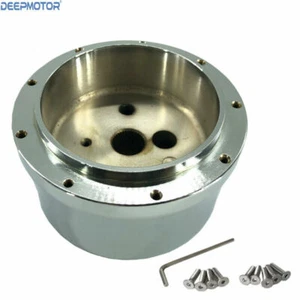 Adaptador de buje de volante con orificios de 9 pernos cromo mercado de accesorios para Chevy GM - Imagen 1 de 2