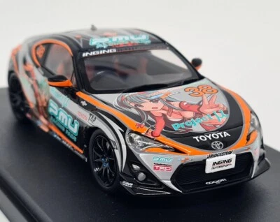Coche de carreras modelo a escala diecast Ebbro 1/43 - Toyota GT86 Inging #38 Foto 1 de 4
