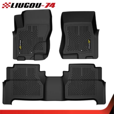 Fit For 2008-2021 Nissan Frontier Crew Cab Floor Mats Liners Set All Weather TPE Foto 1 de 4