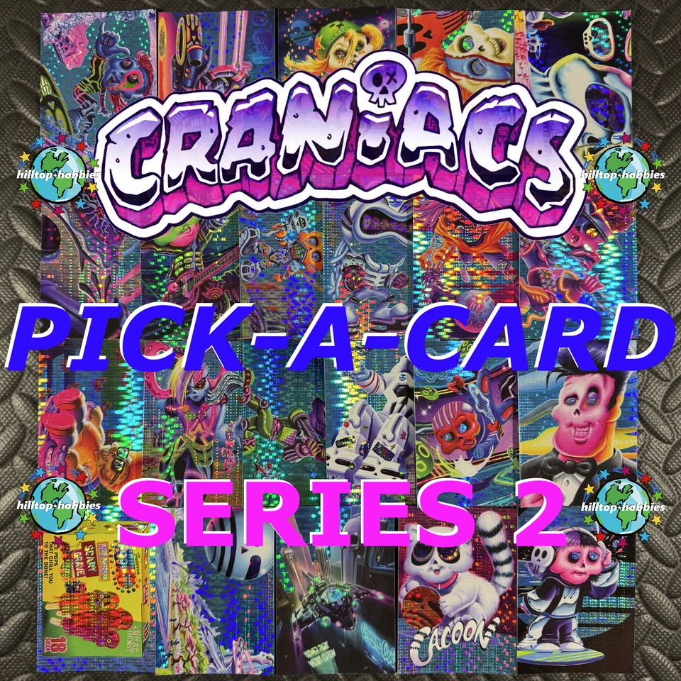 2025 CRANIACS SERIES 2 PICK-A-CARD BLUE PULSAR 1-25 JOE SIMKO prismatic hologram - Image 1 of 1