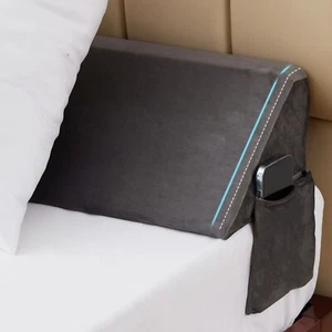 Queen Bed Wedge Pillow for Headboard, Wedge Pillow Headboard, Pillow Wedge fo... - Picture 1 of 6